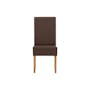 Nora Dining Chair - Natural, Mocha (Faux Leather) - 5