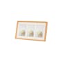 3-in-1 Wooden Photo Frame - Natural - 0