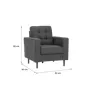 Royce Armchair - Seal (Fabric) - 7