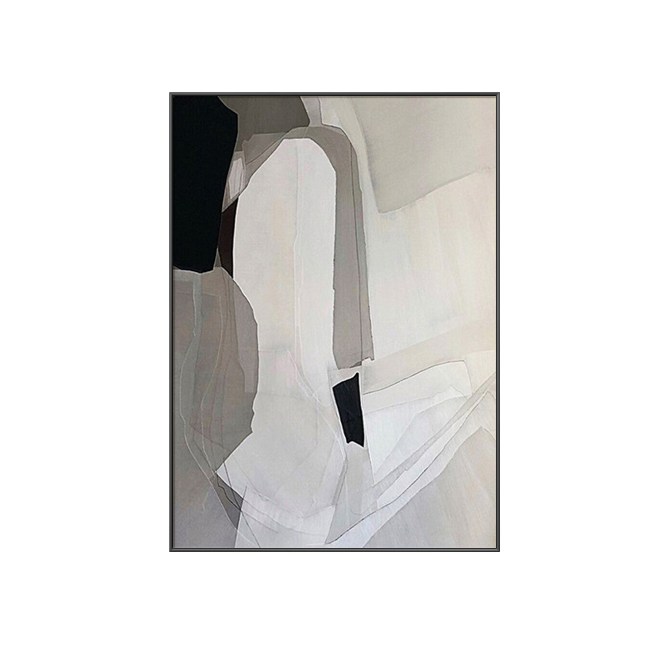 Geo Abstract Framed Canvas 50 x 70 cm