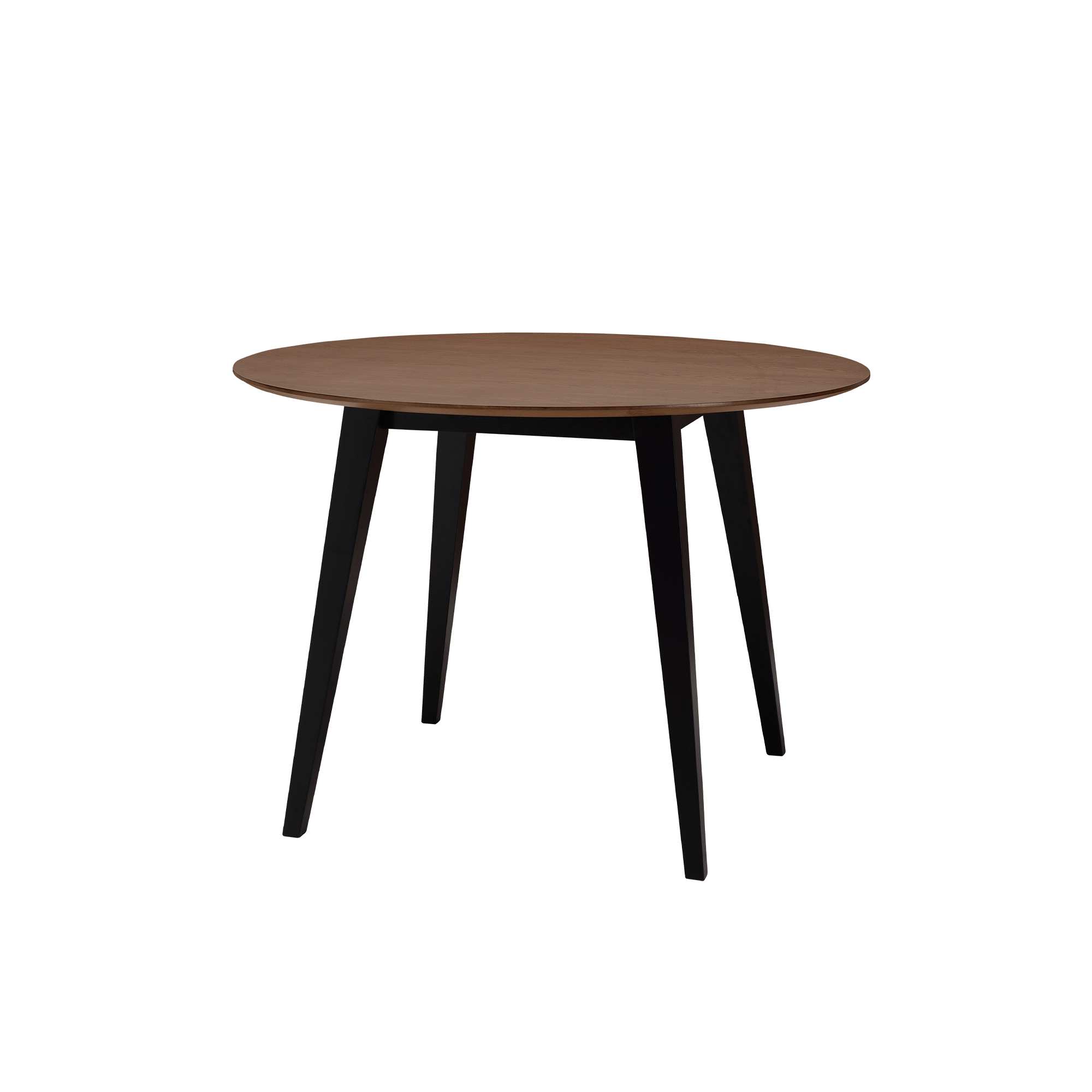 Ralph Round Dining Table 1m  - Black, Cocoa