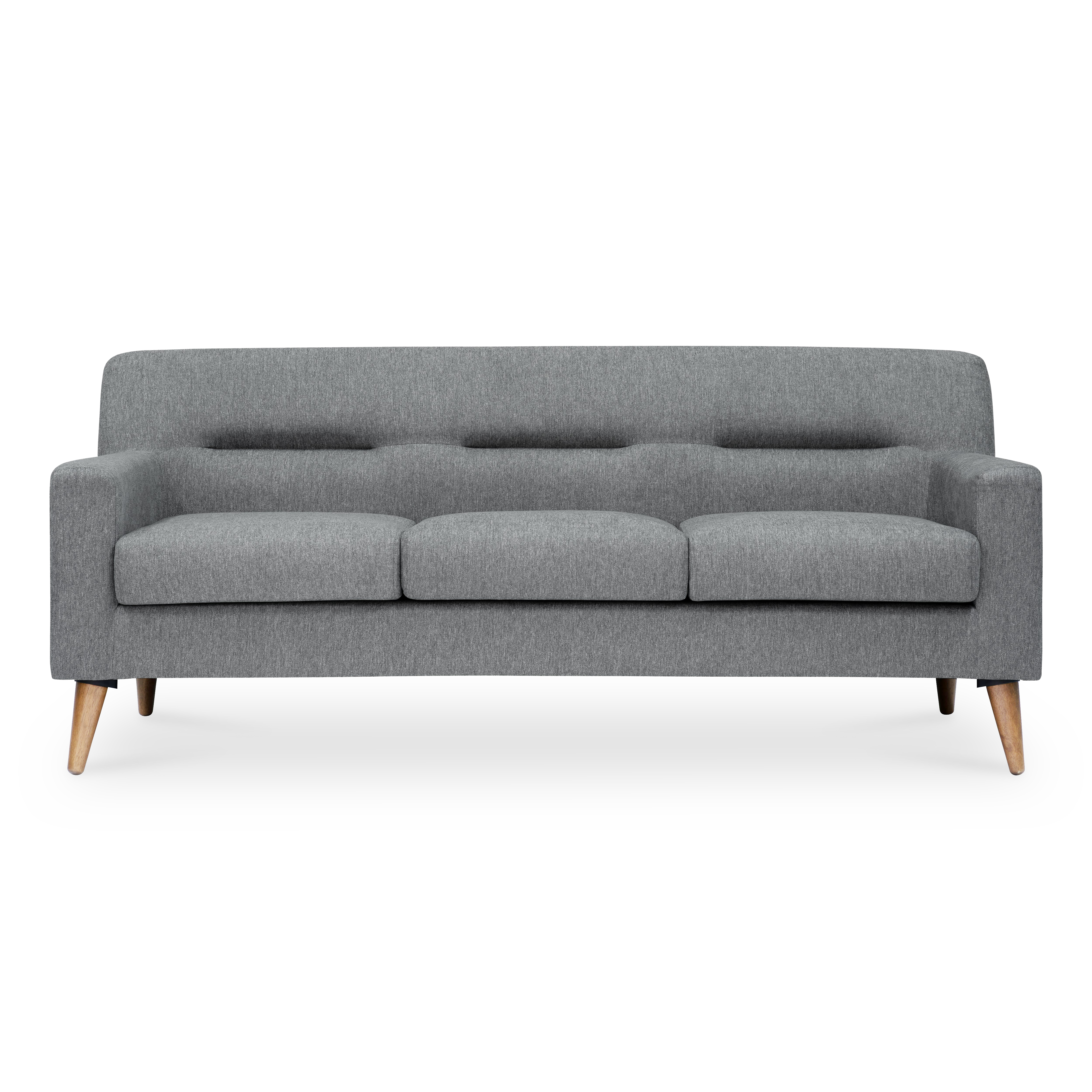 Damien 3 Seater Sofa - Heather Grey