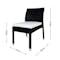 Monde 2 Chair Outdoor Dining Set - Grey Cushion - 7