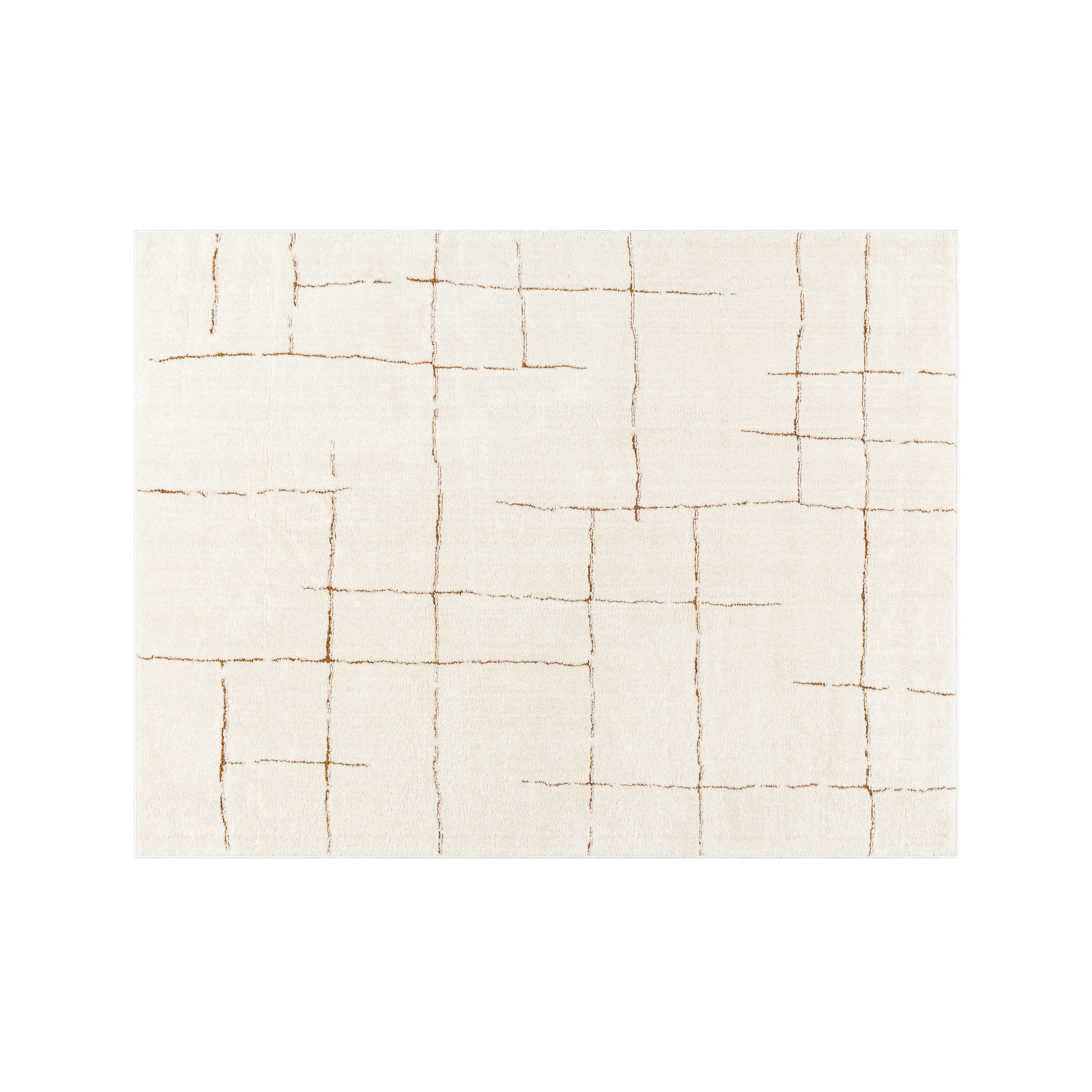 Adler Low Pile Linear Rug -  Walnut (3 Sizes)