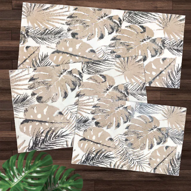 Charles Millen Signature Collection Palais 100% Cotton Tufted Mat - Botanique (3 Sizes) - 2