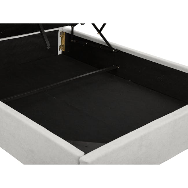 Aspen King Storage Bed - Ice Grey - 4