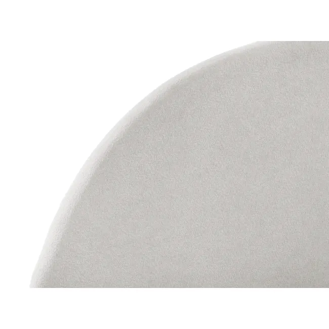 Aspen King Storage Bed - Ice Grey - 4 - Soft, textured, light gray, fluffy, cozy, comfortable, plush, fabric, natural