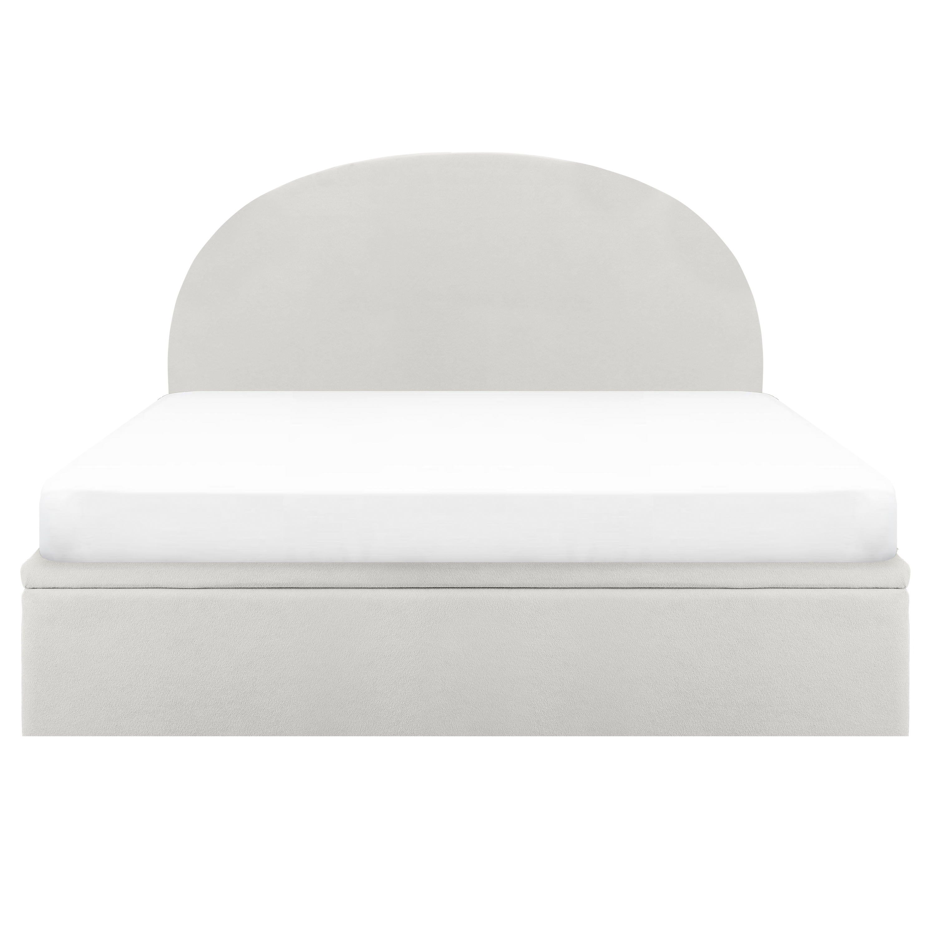 Aspen King Storage Bed - Ice Grey