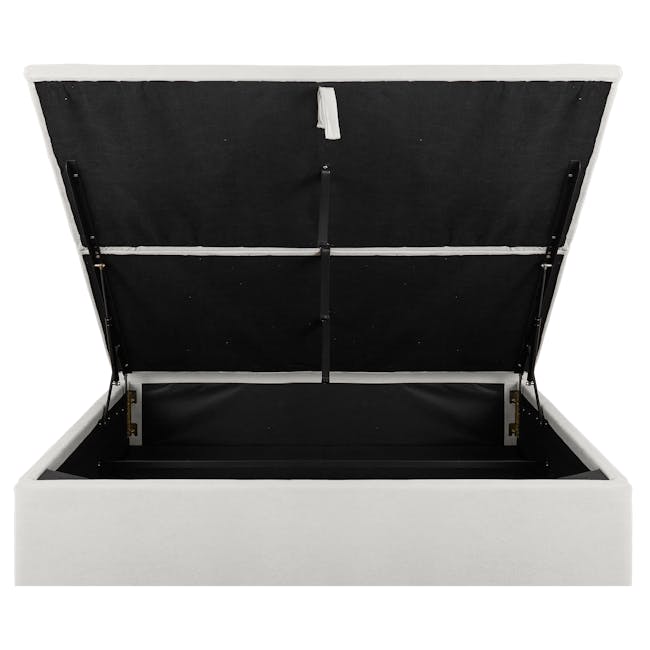 Aspen King Storage Bed - Ice Grey - 1
