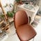 Anika Side Chair - Hazelnut (Faux Leather) - 5