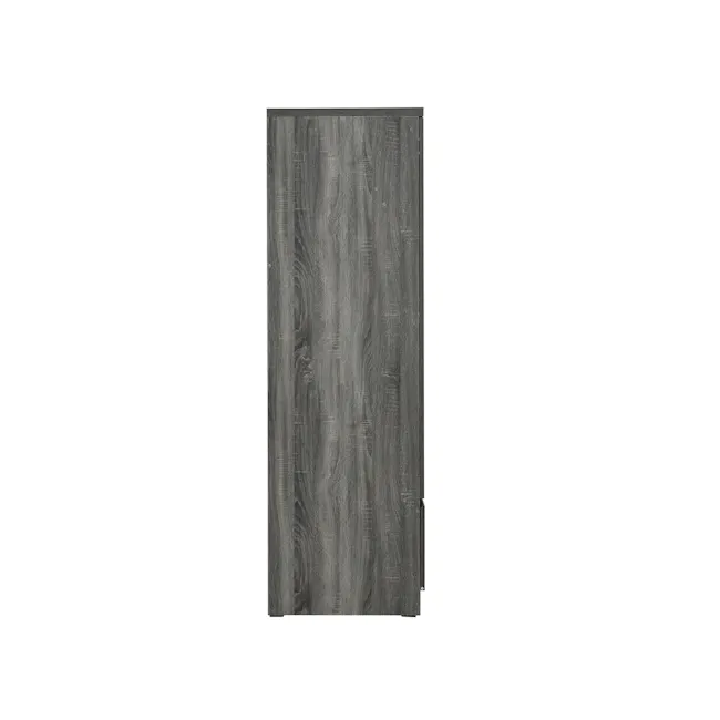 Firoh 2 Door Wardrobe with 1 Drawer - Grey Ash - 6