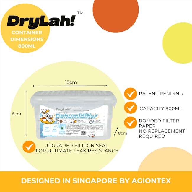 DryLah! Agiontex Dehumidifier Refill (Without Containers) - Ocean - 8