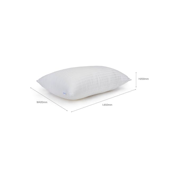 MaxCoil Neck Shield Fibre Fill Pillow - 2
