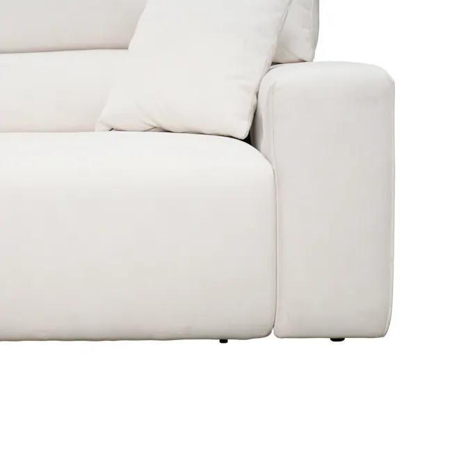 Forte Right Arm Power Sliding Extension Sofa Unit - Pearl River (Scratch Resistant) - 20