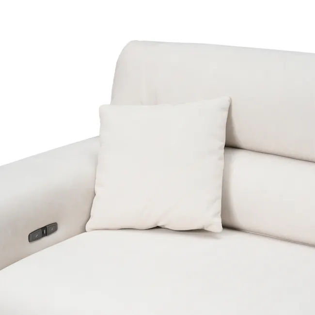 Forte Right Arm Power Sliding Extension Sofa Unit - Pearl River (Scratch Resistant) - 18