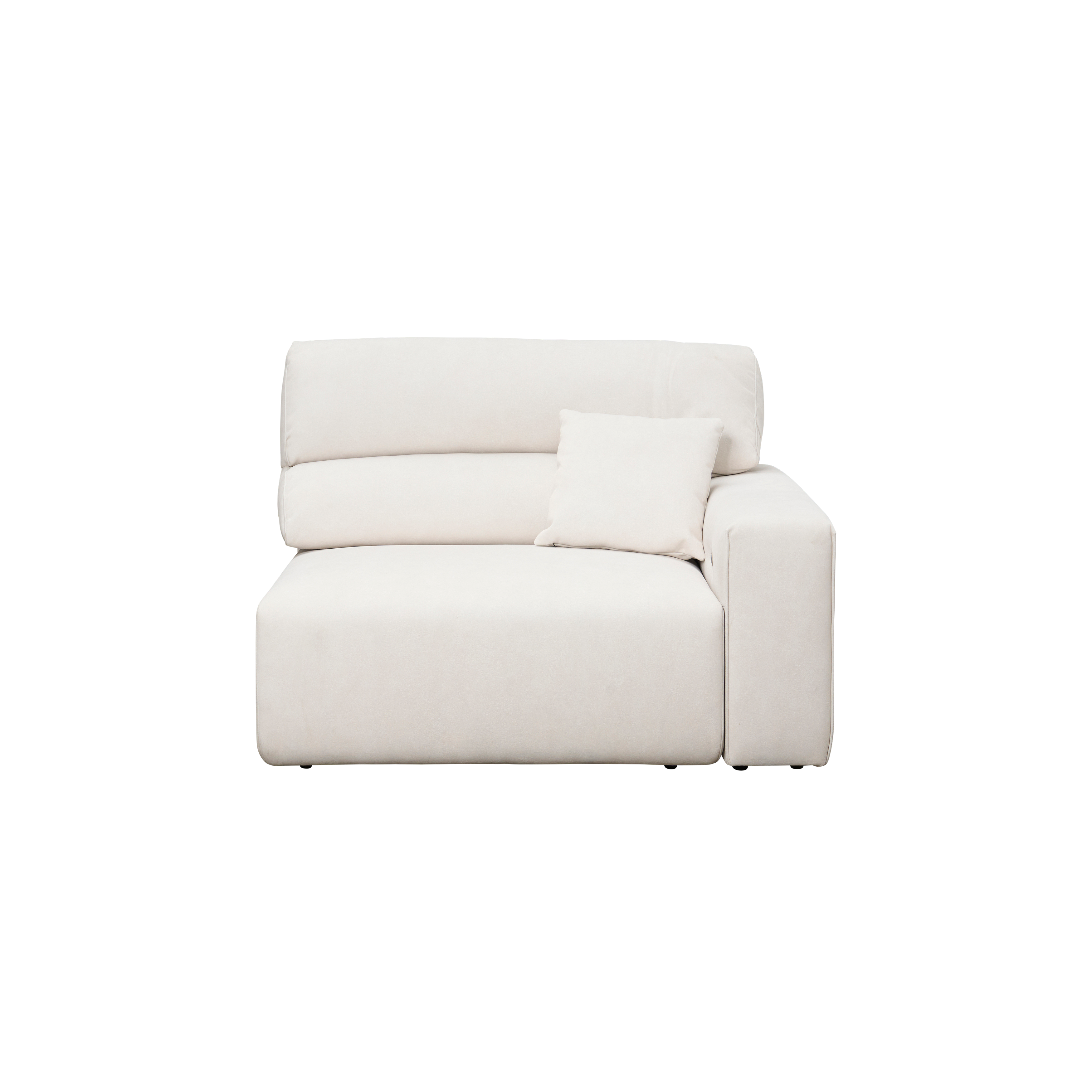 Forte Right Arm Power Sliding Extension Sofa Unit - Pearl River (Scratch Resistant)