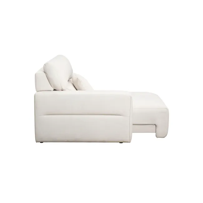 Forte Right Arm Power Sliding Extension Sofa Unit - Pearl River (Scratch Resistant) - 28