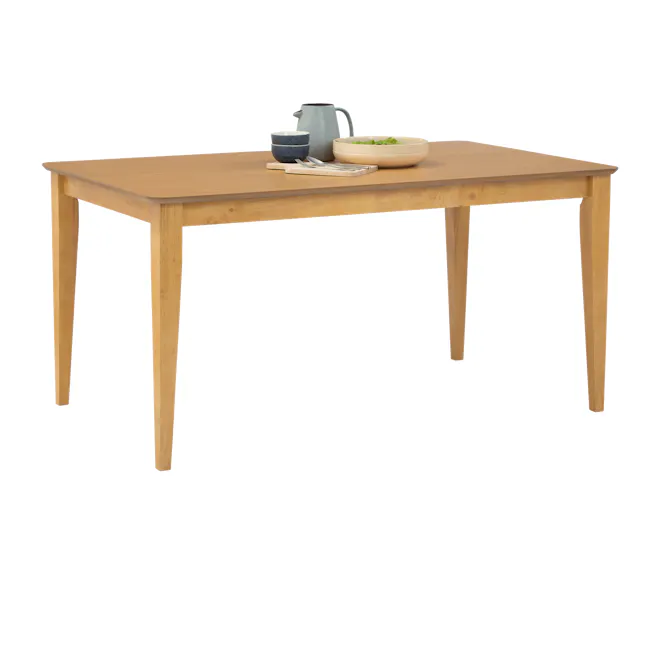 (As-is) Adriel Dining Table 1.5m - Oak - 9