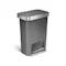 simplehuman Plastic Rectangular Step Can 45L - Grey