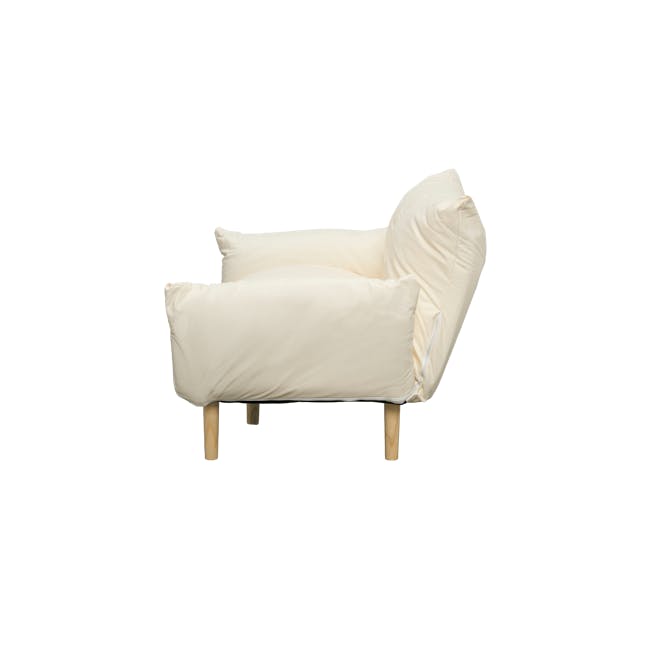 Yuna 2 Seater Sofa Bed - Ivory (Pet Friendly) - 6