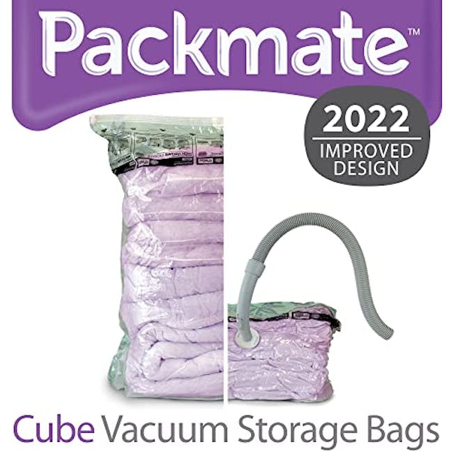 Pack Mate High Volume Cube Vacuum Storage Bags (2pc High Volume) - Large - 2