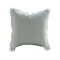 Scylla Fringe Cushion - White