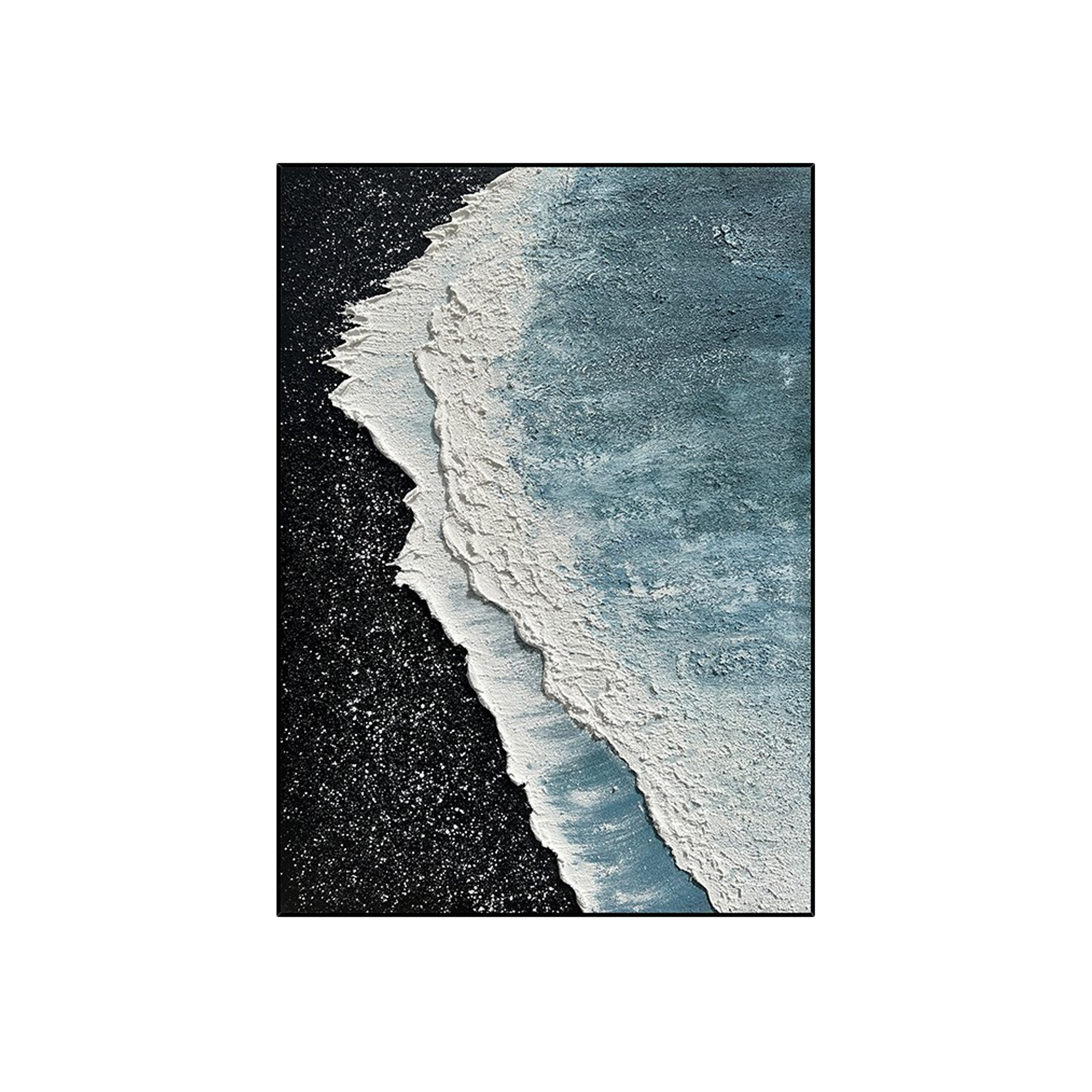 Celestial Shore 3D Textured Painting 90 x 120 cm