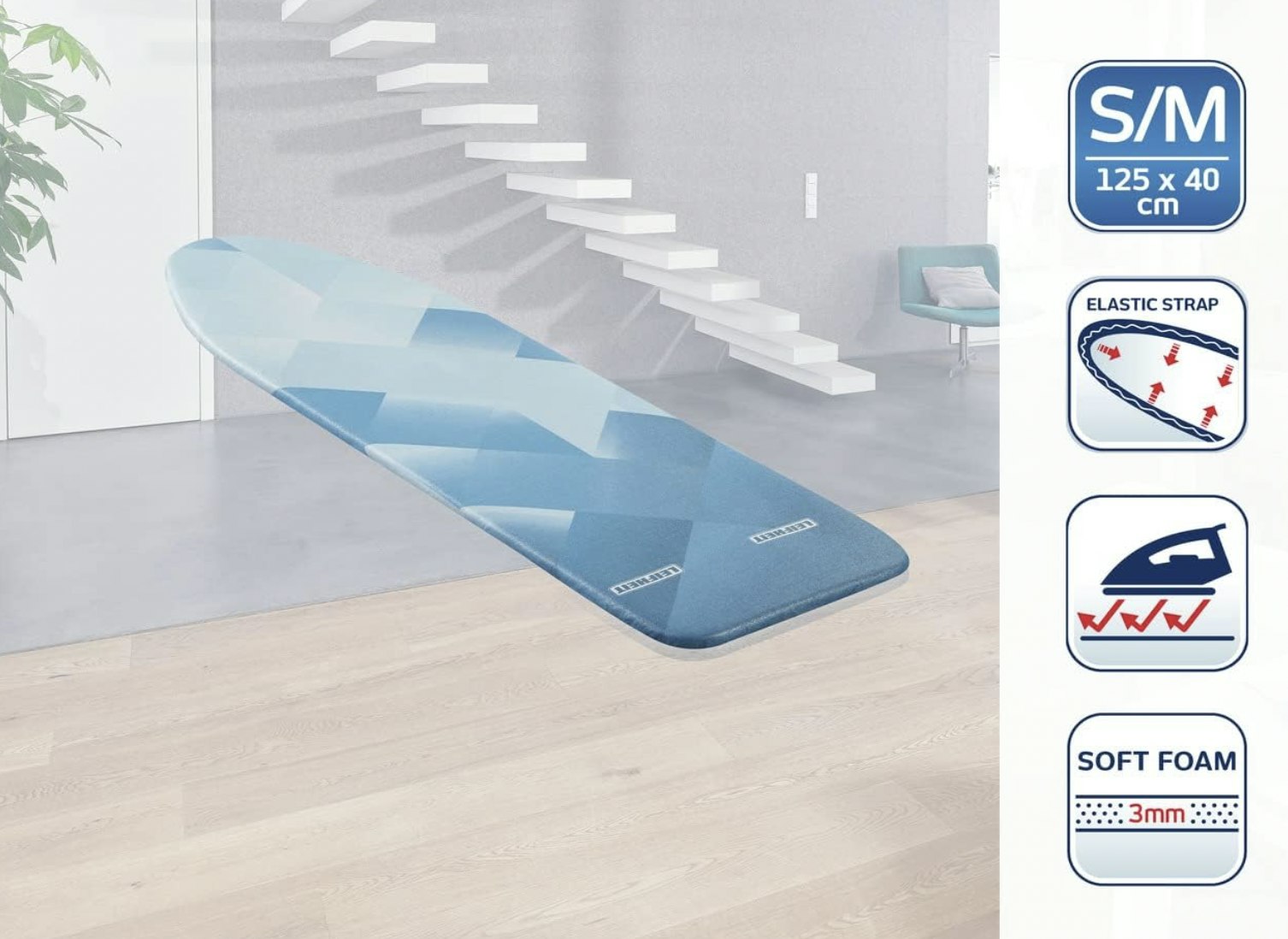 Leifheit Ironing Board Cover Heat Reflect (Universal), Leifheit HipVan