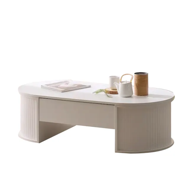 (As-is) Marche Lift-Up Storage Coffee Table 1.2m - White - 8 - 16