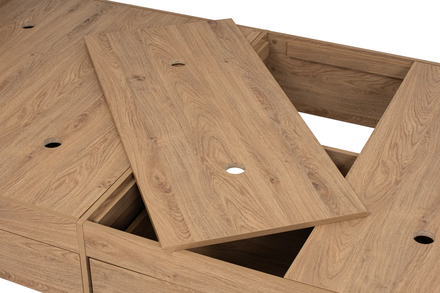 Herschel 2 Drawer Super Single Bed - Natural - 23 - Wooden panel, wood grain, natural wood, wood texture, wood paneling