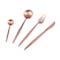 Table Matters Portugese 4pc Cutlery Set - Rose Gold