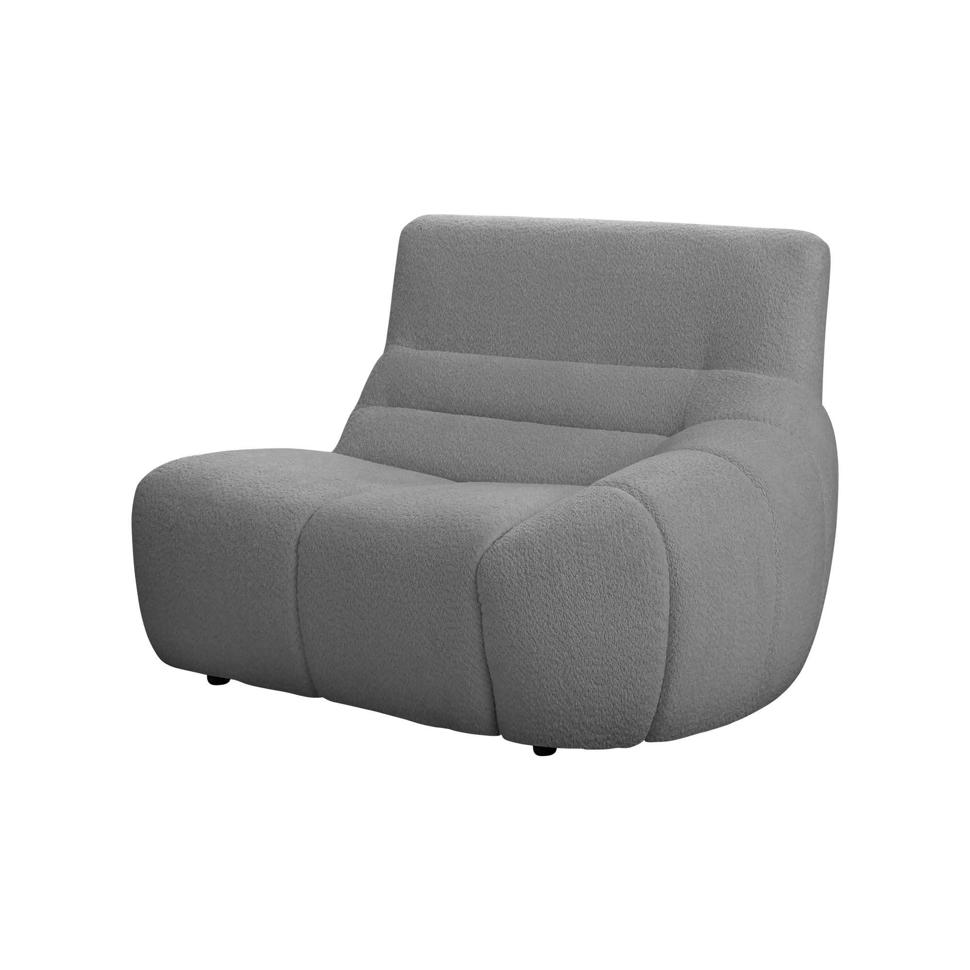 Tara 3 Seater Corner Extended Sofa - Dark Grey - 21
