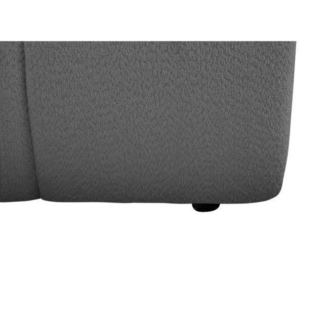 Tara 4 Seater Sofa - Dark Grey - 8