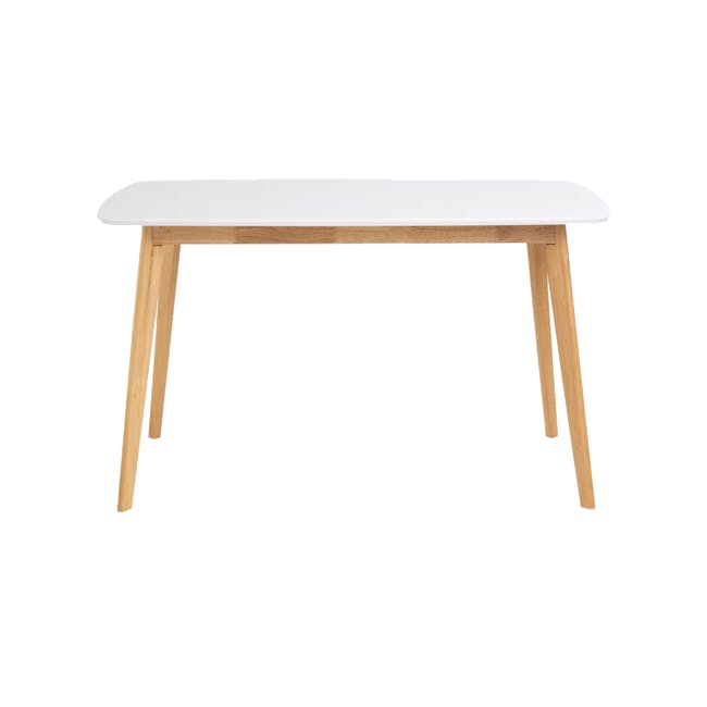 (As-is) Allison Dining Table 1.2m - Natural, White - 2 - 9