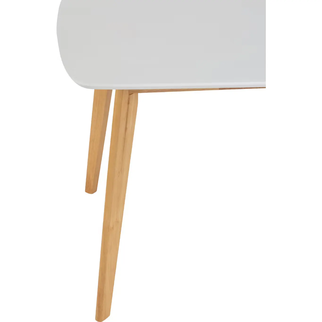 (As-is) Harold Dining Table 1.2m - Natural, White - 35 - 26