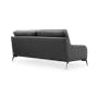 Wellington 3 Seater Sofa - Smokey Grey (Faux Leather) - 3