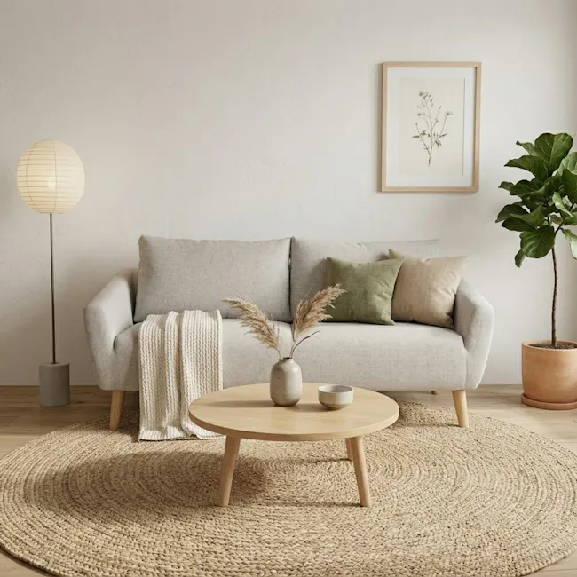 Hana 3 Seater Sofa with Hana Armchair - Sand - 3