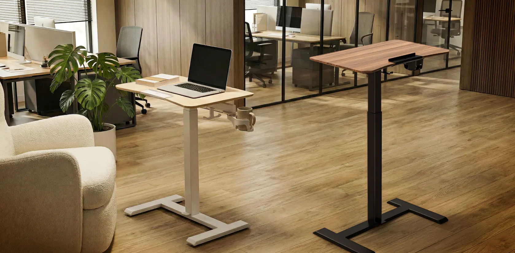 TTRacing TACTO Portable Standing Desk - Howlite - 10