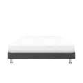 ESSENTIALS Queen Divan Bed - Grey (Faux Leather)