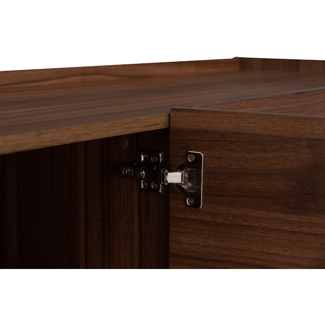 Delani TV Console 1.8m - 13 - Wooden surface, metal hinge, cabinet door, wooden texture, polished finish, natural wood