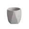 Diamond Concrete Pot with Drainage Hole - Large - 0