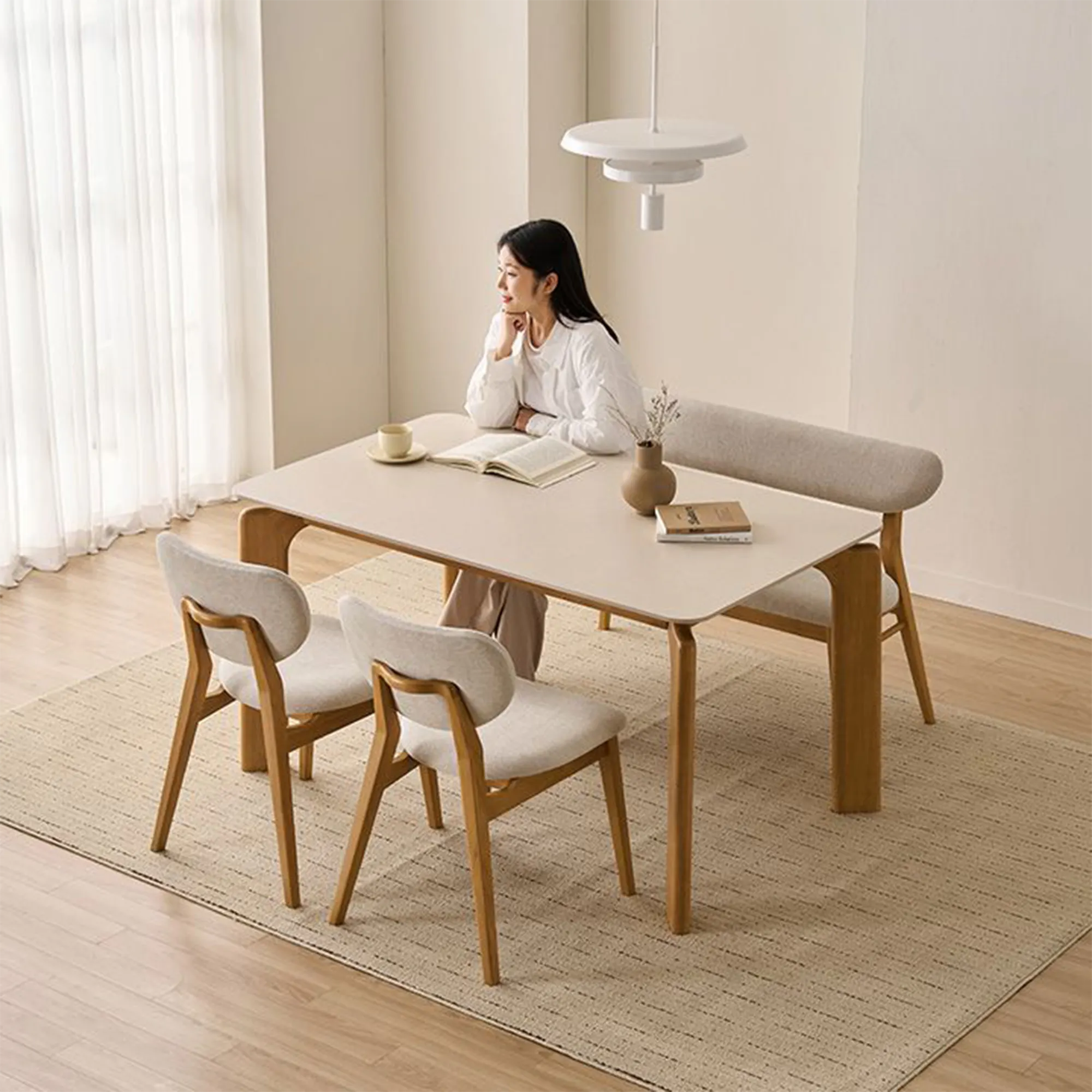Ardin Dining Table 1.8m - Walnut (Ceramic) - 17