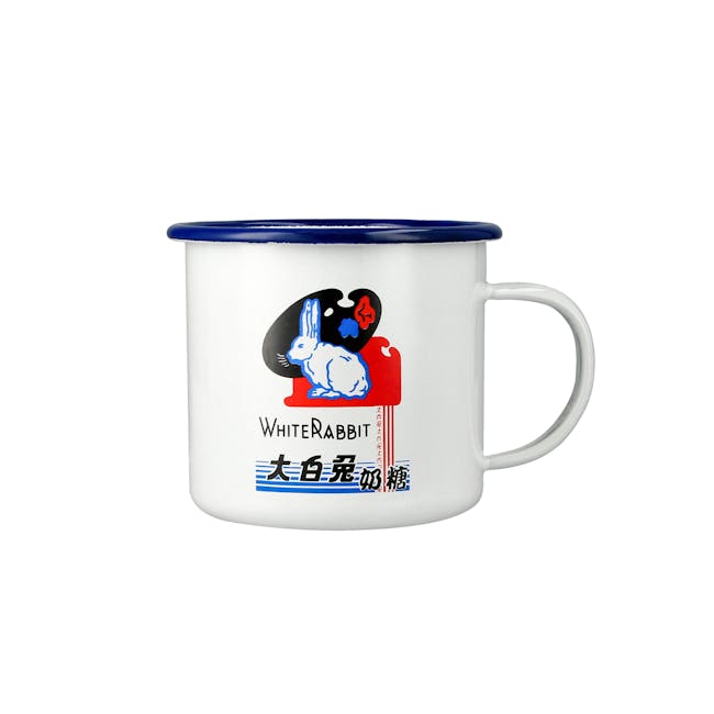 White Rabbit Enamelled Cup - 2