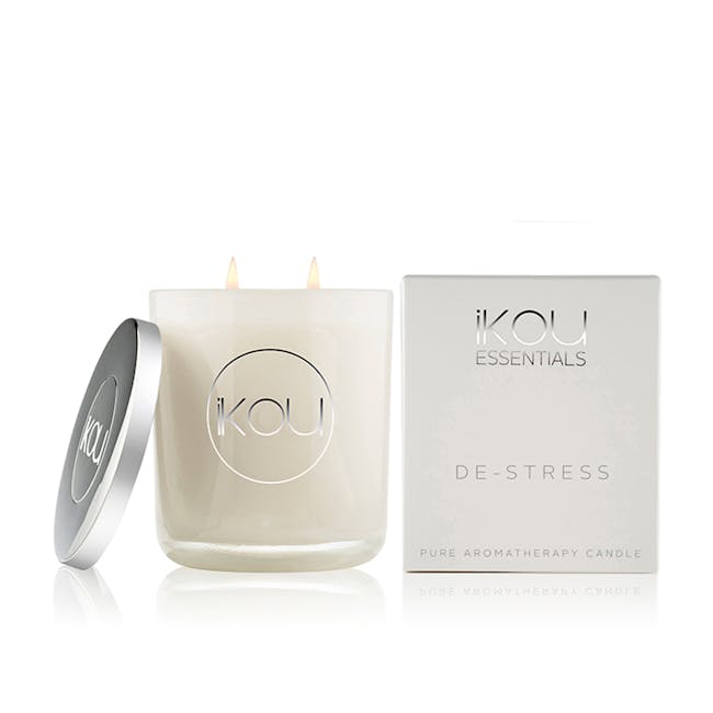 iKOU Essentials Large Candle 450g - De-stress - 0