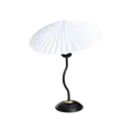 Willow Pleat Table Lamp - White