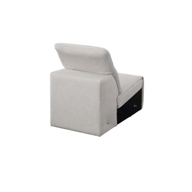 Harmony 3 Seater Power Recliner Sofa - Misty Grey (Scratch Resistant) - Zero Wall - 26 - Luxurious beige upholstered chair