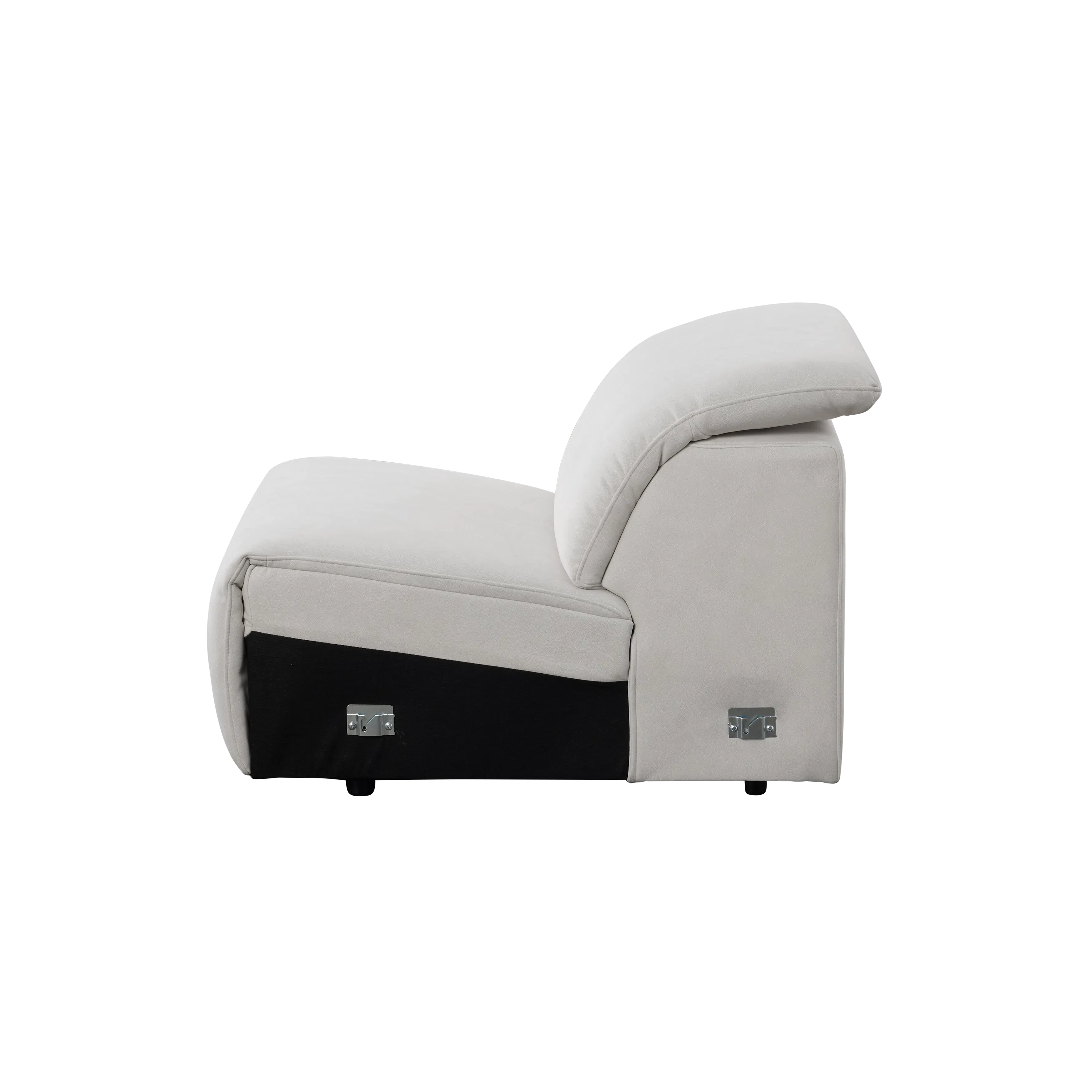 Harmony Armless Unit - Misty Grey (Scratch Resistant) - 7
