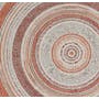 Star Round Flatwoven Rug 1.2m - Red - 3