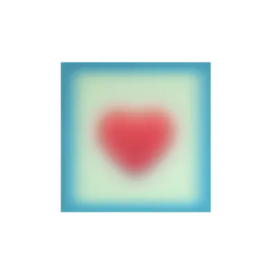 Gradient Stretched Canvas 50 x 50 cm - Blue