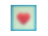 Gradient Stretched Canvas 50 x 50 cm - Blue